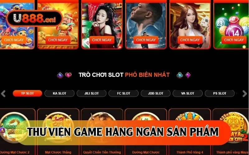 Thư viện game hàng ngàn sản phẩm